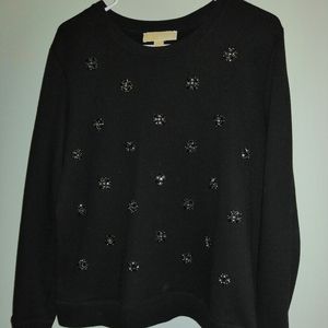 CLEARANCE Michael Kors Black Sweater size Large